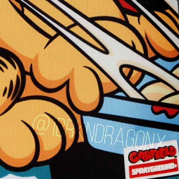 FACTORY SEALED NWT SRAYGROUND GARFIELD YUM SHARK BACKPACK - Picture 2 of 15